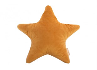 Aristote Star Dekoratif Yastık, Velvet Farniente Yellow