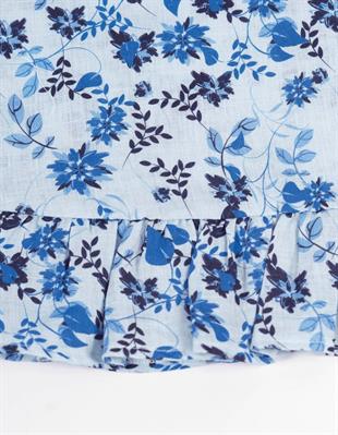 Askılı Keten Elbise