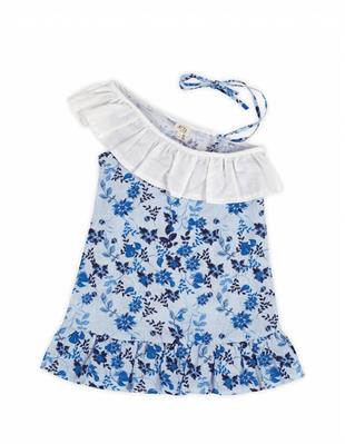 Askılı Keten Elbise