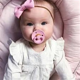 Bibs Emzik Baby Pink ( 0 - 6 Ay )