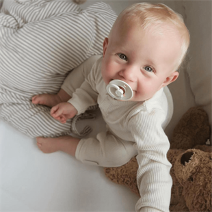 Bibs Emzik Ivory ( 0 - 6 Ay )