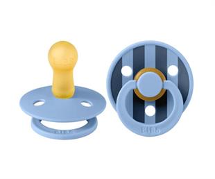 Bibs Emzik Studio Block Sky Blue (0-6 Ay)