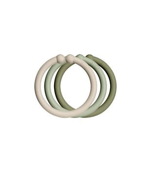 Bibs Loops Halka Set (12li) // Vanilla-Sage-Olive