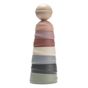 Bibs Wobbly Tower Oyun Kulesi // Pastel Rainbow