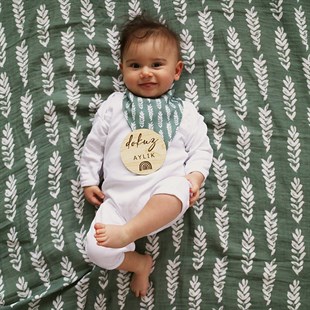 Botanik 120x120 Müslin Örtü