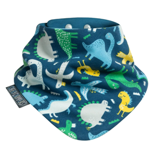 CHEEKY CHOMPERS Önlük-Neckerbib Dino and Stripe 2 pack