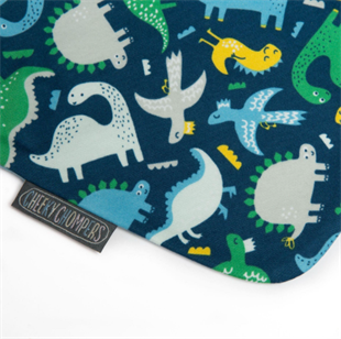 CHEEKY CHOMPERS Önlük-Neckerbib Dino and Stripe 2 pack