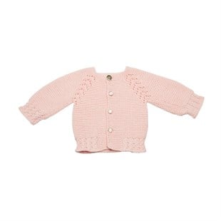Cunda Ceket Pembe (0-6 ay)