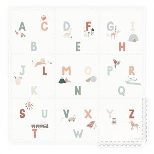 Eevaa Puzzle Oyun Matı, Alphabet / Terazzo