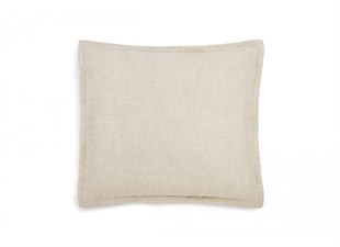 Fransız Dokuması Keten Nevresim Kılıfı, Bej / Limited Edition