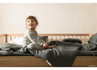 Fransız Dokuması Keten Nevresim Kılıfı, Green / Limited Edition