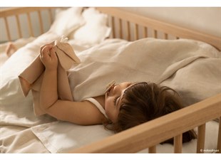 Fransız Dokuması Keten Nevresim Kılıfı, Bej / Limited Edition