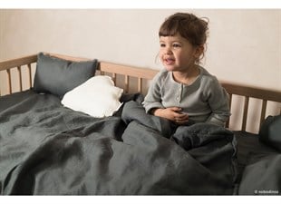 Fransız Dokuması Keten Nevresim Kılıfı, Green / Limited Edition