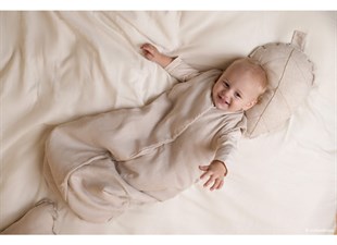 Fransız Dokuması Keten Yaprak Dekoratif Yastık, Bej / Limited Edition