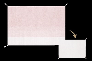 Gelato Pink Çift Taraflı Halı, M