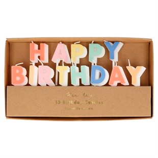 Meri Meri - Happy Birthday Candles - Happy Birthday Mumlar