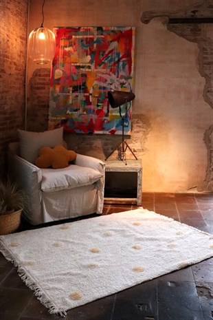 Hippy Dots Kilim Honey