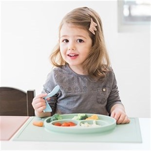 Kizingo Sağ El Bebek blw Kaşığı-Patlıcan