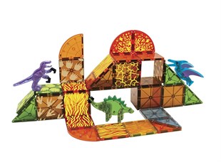 Magna-Tiles - Dinozor Dünyası - 40 Parça