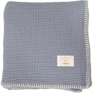 MARSHMALLOW BLANKET - INDIGO BLUE