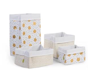 Mini Dots Gold, Kanvas Kutu Orta Boy