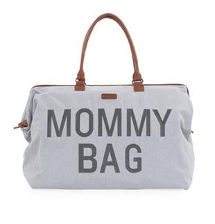Mommy Bag Çanta, Kanvas Gri