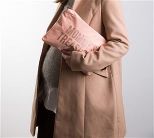 Mommy Treasures Pembe Clutch