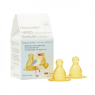 Natursutten 2li Hızlı Akış Biberon Emziği