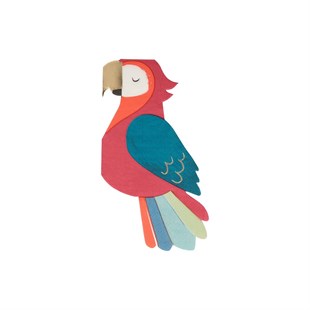 Meri Meri - Parrot Napkins - Papağan Peçeteler - 16lı