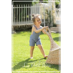 Pötikare Mavi Şort Salopet 