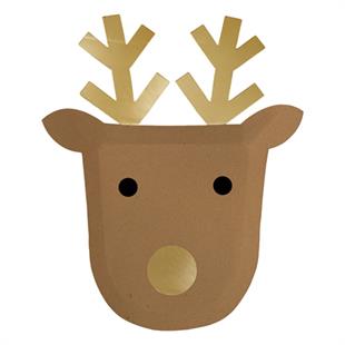 Meri Meri - Ren Geyiği Tabak - L