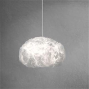 Sarkıt Medium Beyaz Kordonlu (55 x 45 x 45 CM)