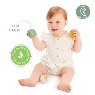 Sophie la Girafe 3lü Kauçuk Müzikli Toplar