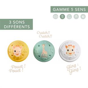 Sophie la Girafe 3lü Kauçuk Müzikli Toplar