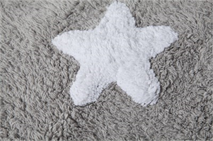 STARS Çocuk Odası Halısı Gri/Beyaz