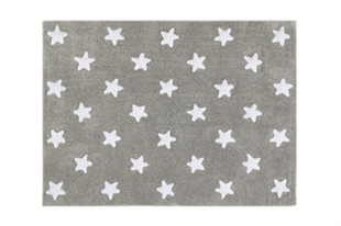 STARS Çocuk Odası Halısı Gri/Beyaz