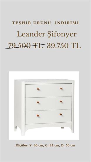 TEŞHİR ÜRÜNÜ /Leander Classic Şifonyer, Beyaz