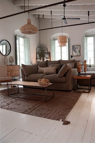 Tribu Kilim Toprak Kahverengisi XL