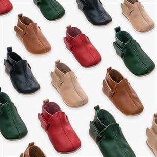 Vejetal Deri Bebek Patiği - Natural