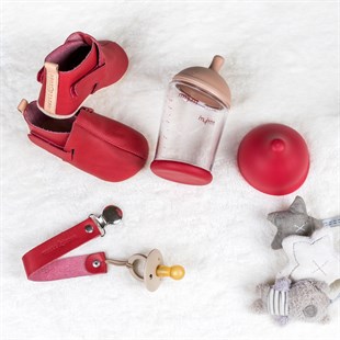 Vejetal Deri Emzik Askısı - Red