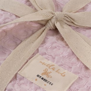 Waffle Battaniye Pembe