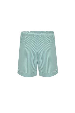 Yeşil Çizgili Şort