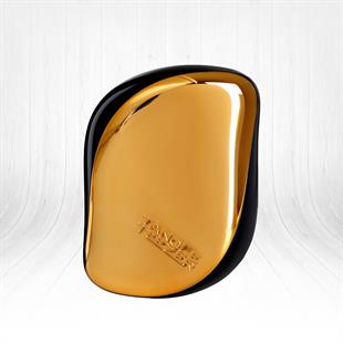 Yetişkin Fırça Tangle Teezer Compact Styler // Metallic Gold + Black