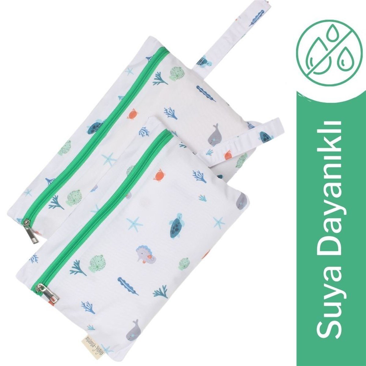 2'li Su Geçirmeyen Çanta Seti/ Fish the Buton