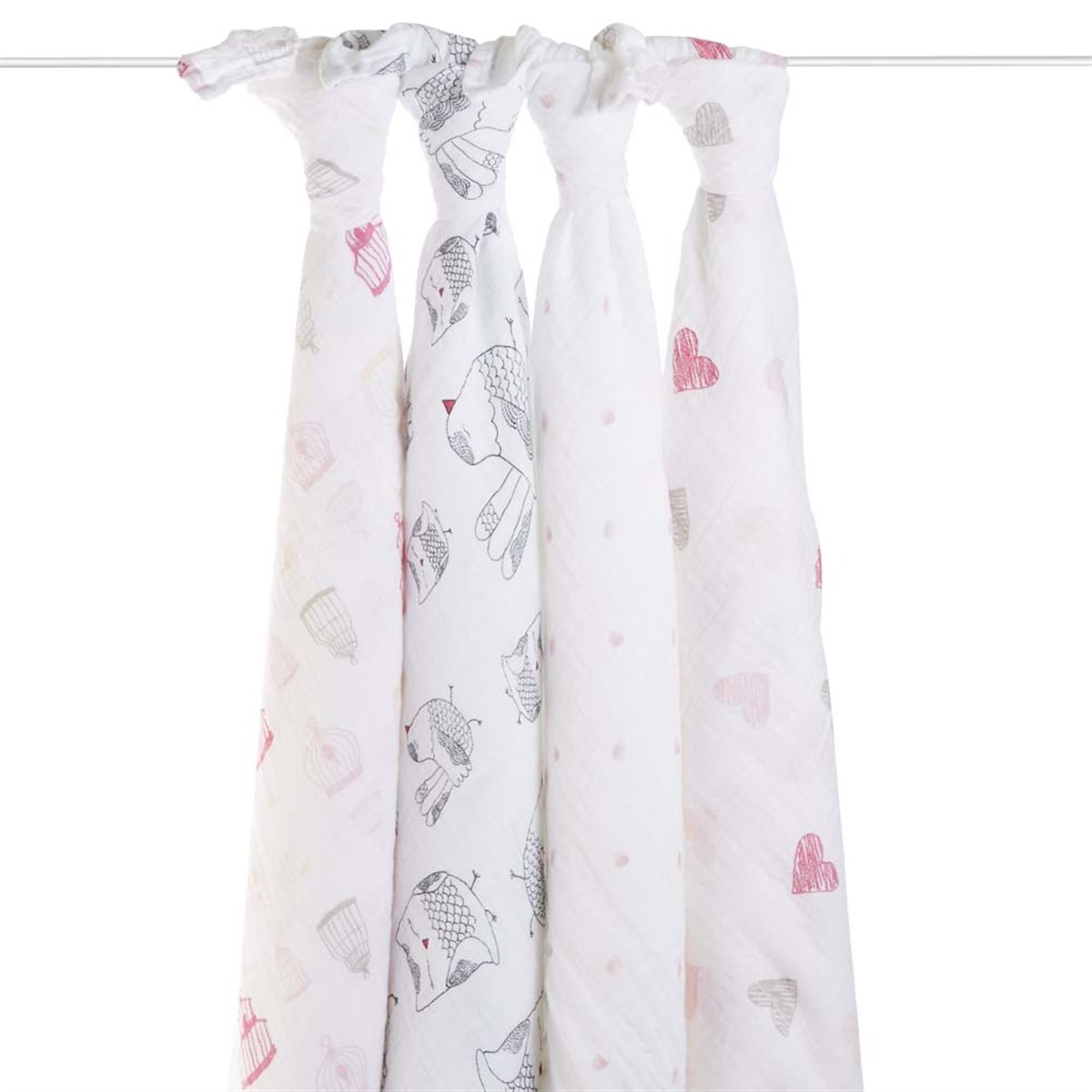 Aden Anais Dörtlü Müslin Set/Lovebird