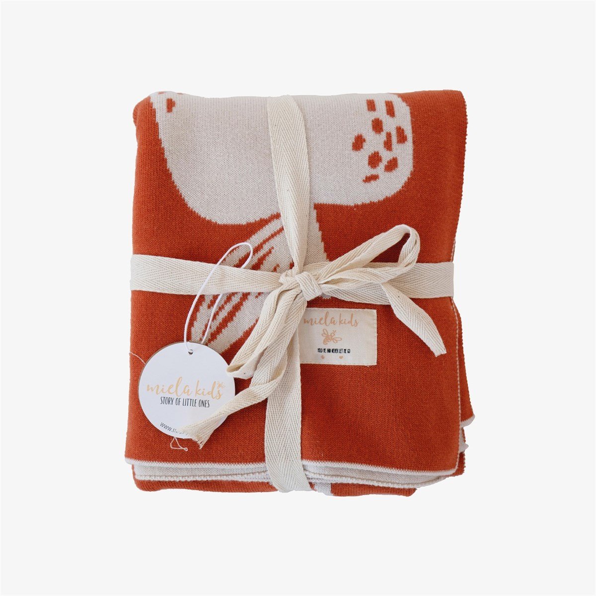 Apple Turuncu Triko Battaniye