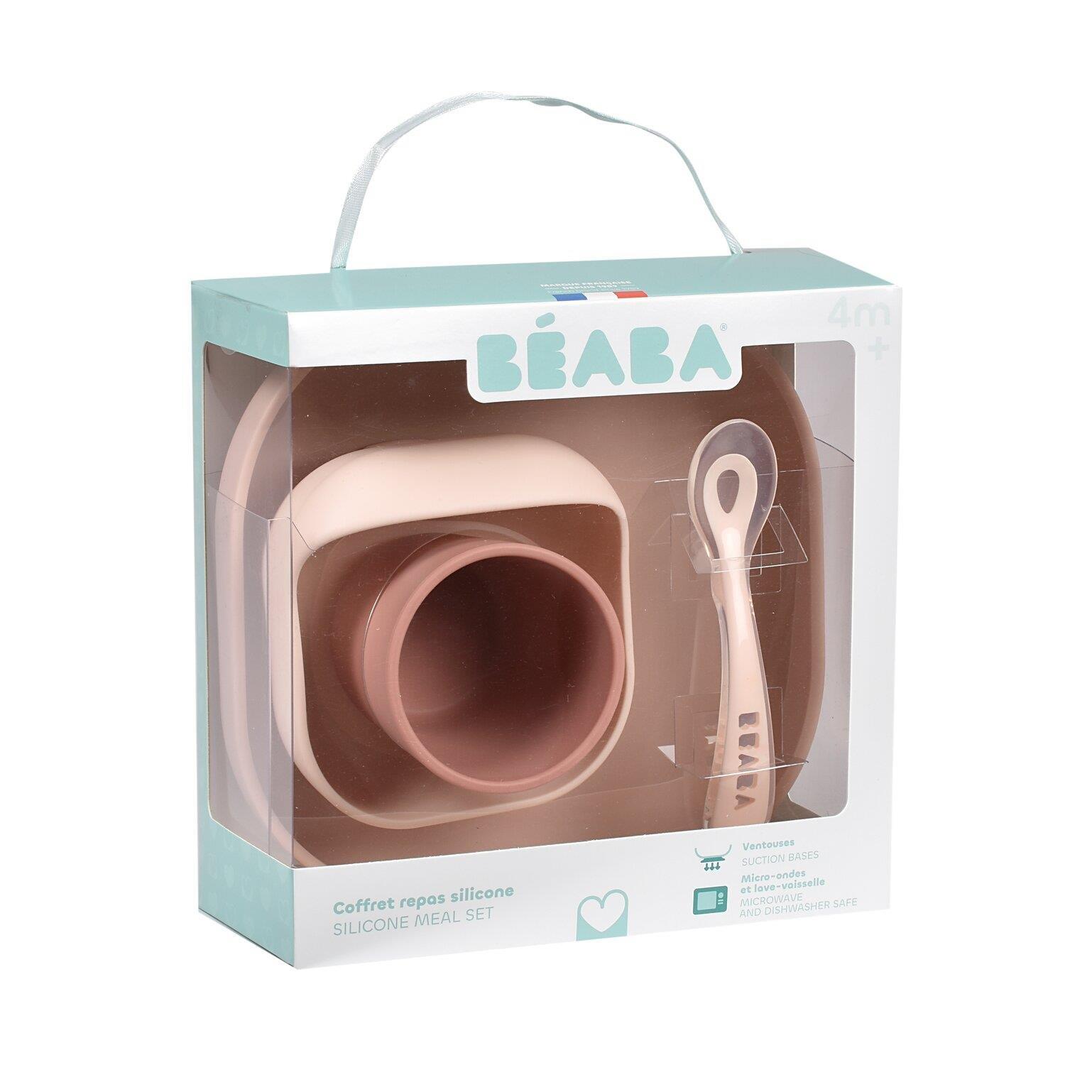 Beaba 4lü silikon beslenme seti, Cotton Candy