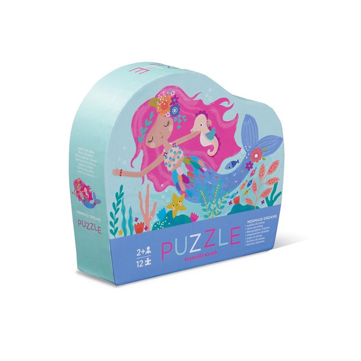 Crocodile Creek Mini Puzzle Mermaid Dreams 12 Parça 