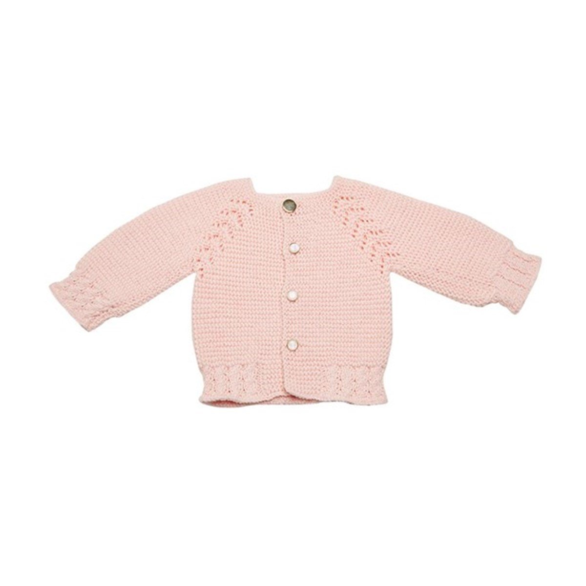 Cunda Ceket Pembe (0-6 ay)