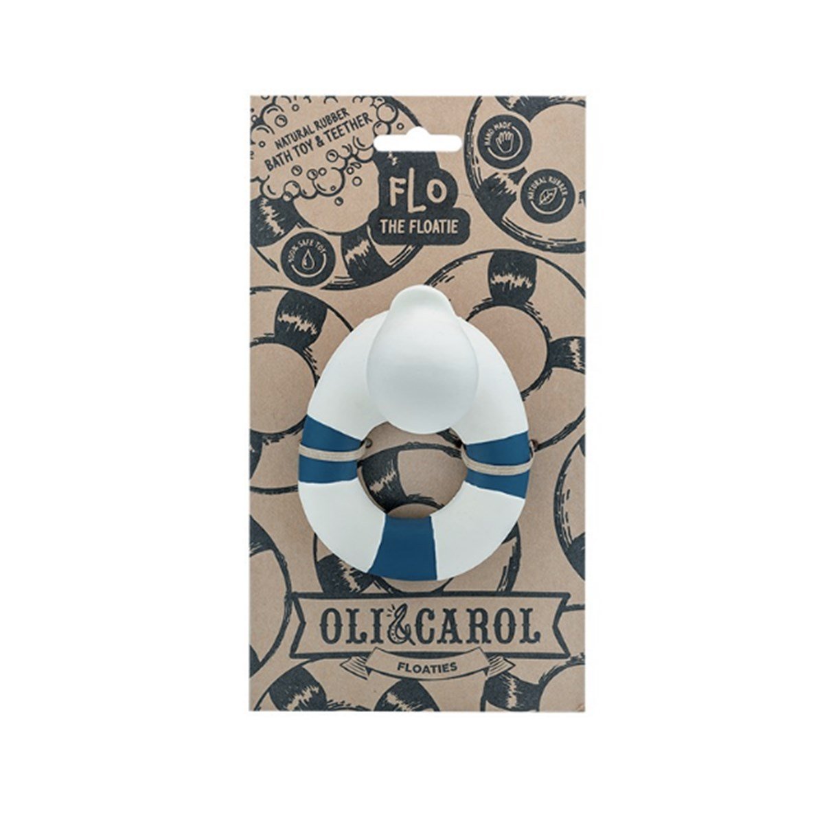 FLO THE FLOATIES / MAVİ DİŞ KAŞIYICI / BANYO OYUNCAĞI